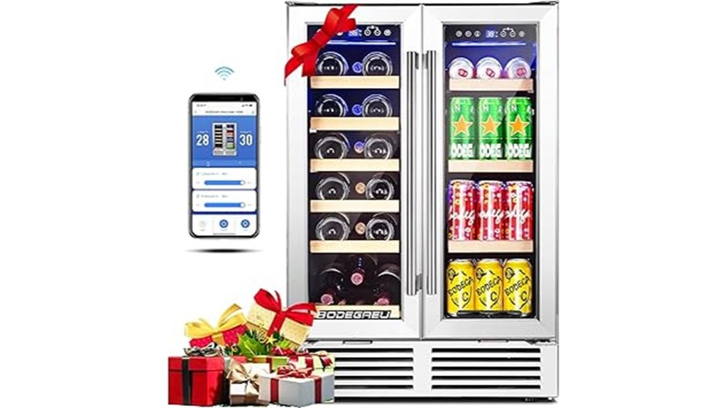 dual zone wine refrigerator