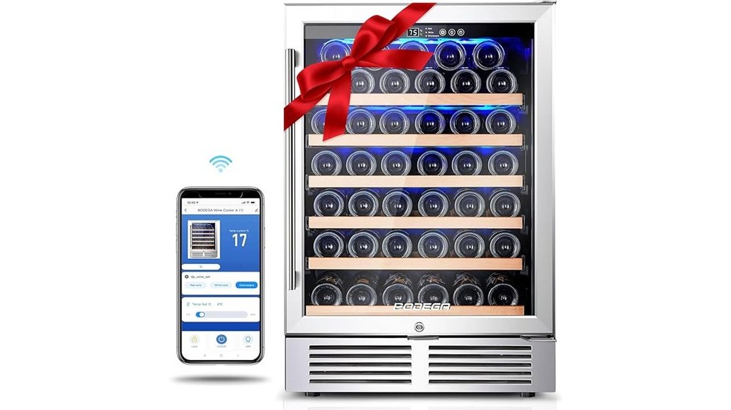 wifi controlled wine cooler