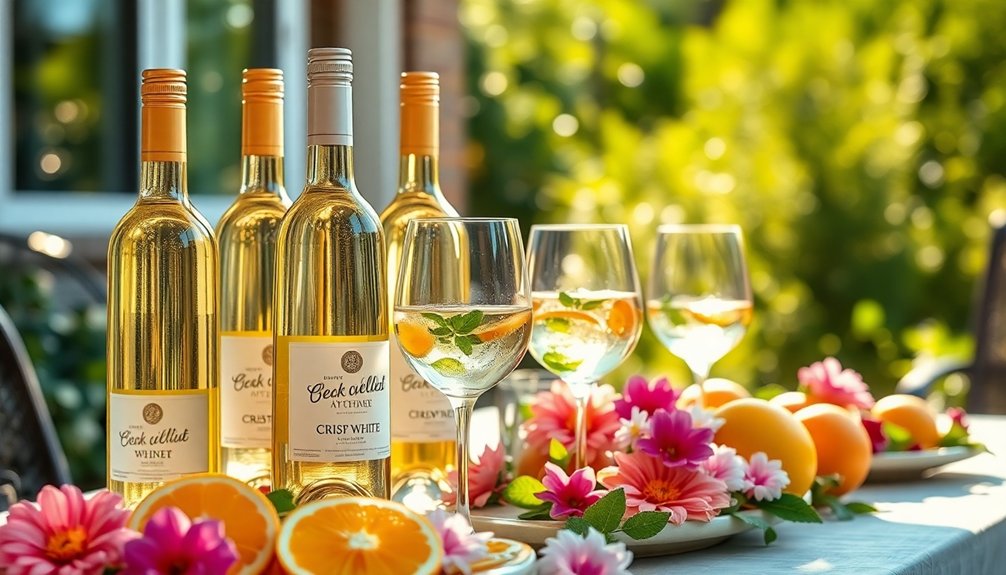 refreshing crisp white wines